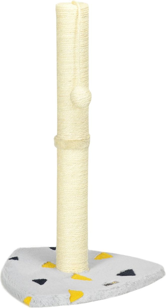 Kratzbaum, 62 cm, Kratzstamm für Katzen mit Kratzball, Katzenkratzbaum