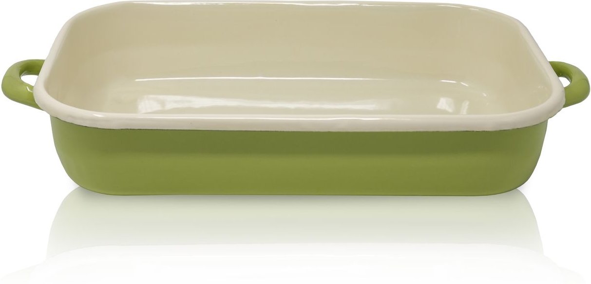 Emaillierte Vierkantpfanne Juist, 36 x 25 cm