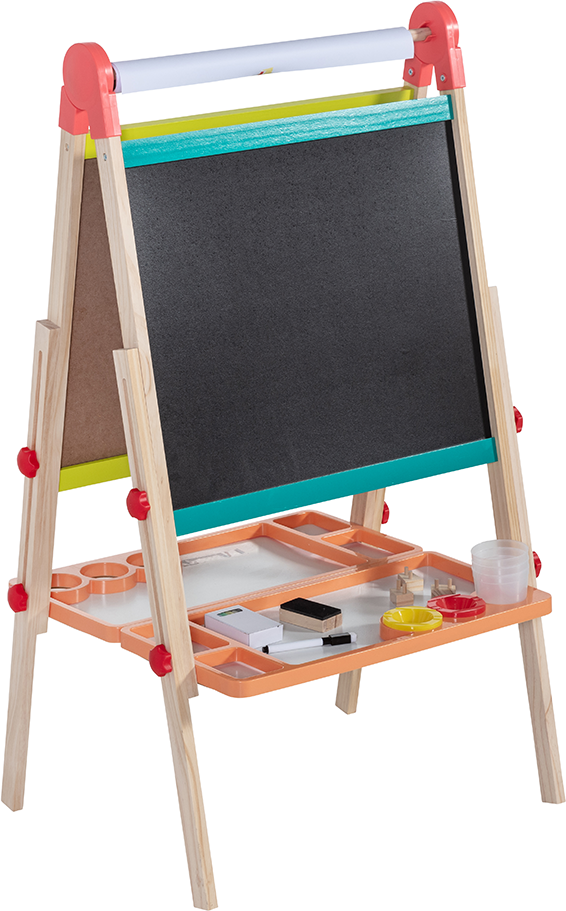5 in 1 Kinderstaffelei aus Kieferholz