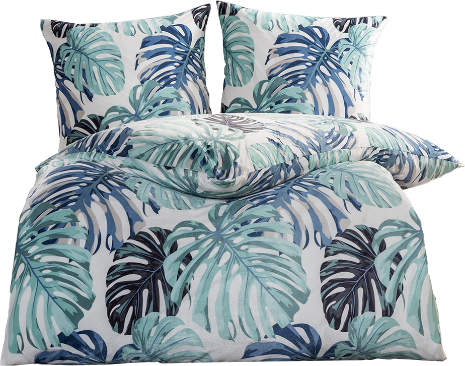 Nicki-Velours-Bettwäsche - ca. 135 x 200 cm