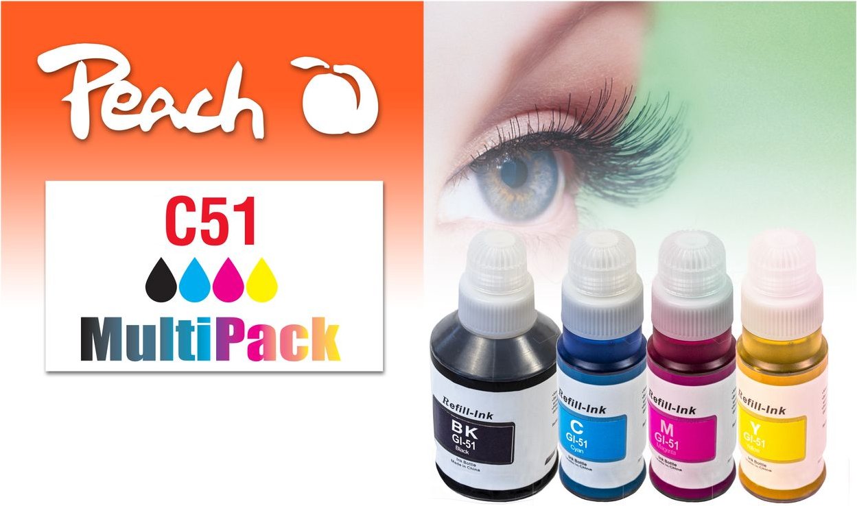 Spar Pack Tintenpatronen ersetzt Canon GI-51