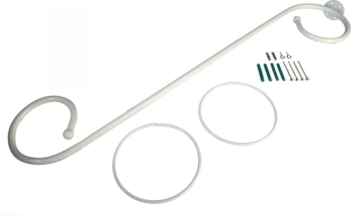 Himmelbett-Garnitur, weiß