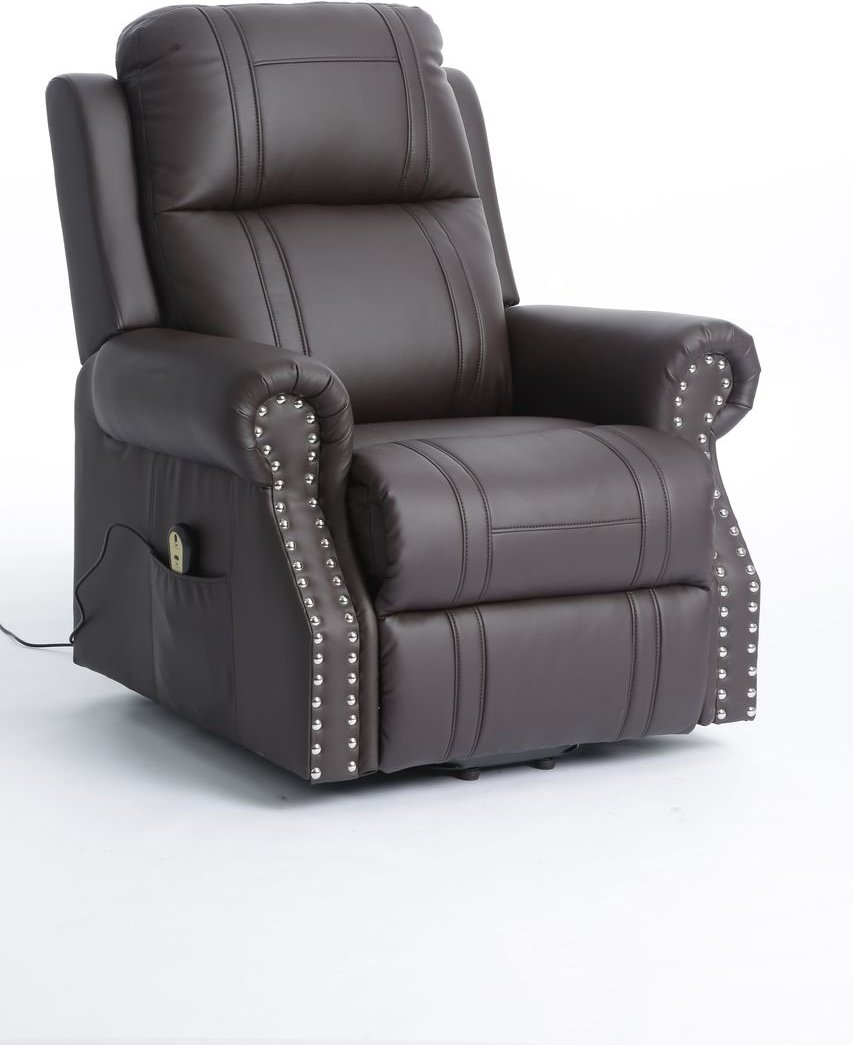 Elektrisch verstellbarer Relaxsessel, ca. 92 x 104 x 98,5 cm - Dunkelbraun