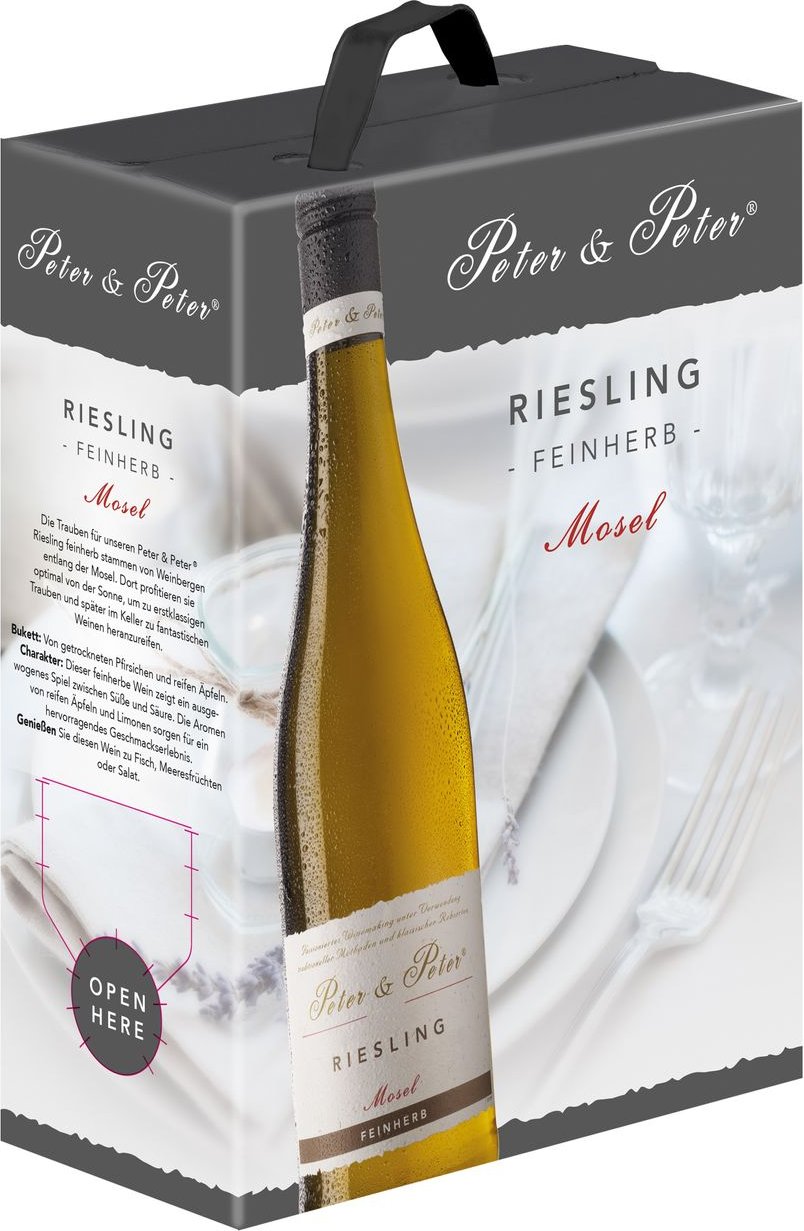 Peter & Peter Riesling feinherb Mosel 3l