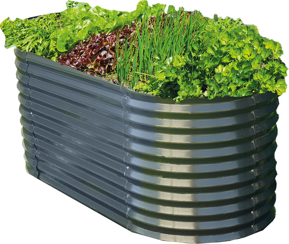 XL-Premium-Stahl-Hochbeet - Anthrazit