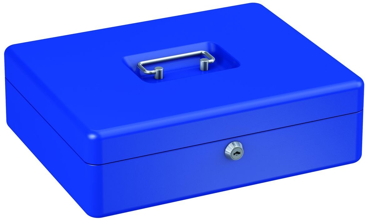 Geldkassette - GK 10 - Blau - GK 10 - H90xB300xT240mm