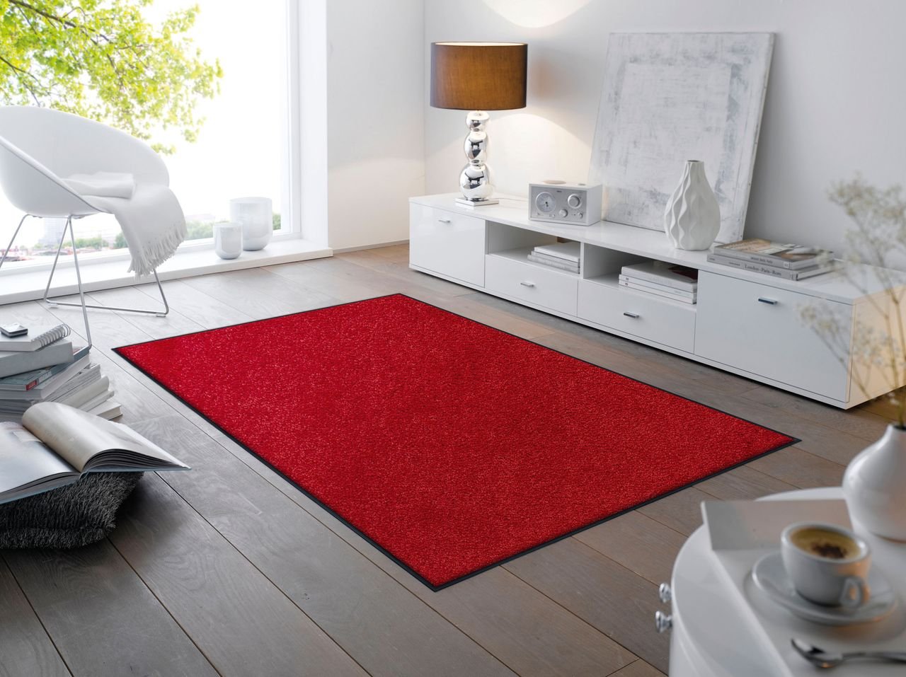 Rutschfeste Fußmatte Regal Red 180 x 120 cm