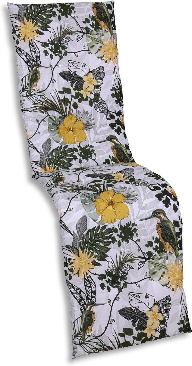 Relaxauflage Eisvogel grün-gelb