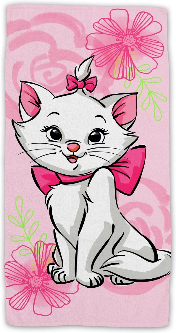 Disney Marie Cat Frottee Badetuch mit Premium Druck
