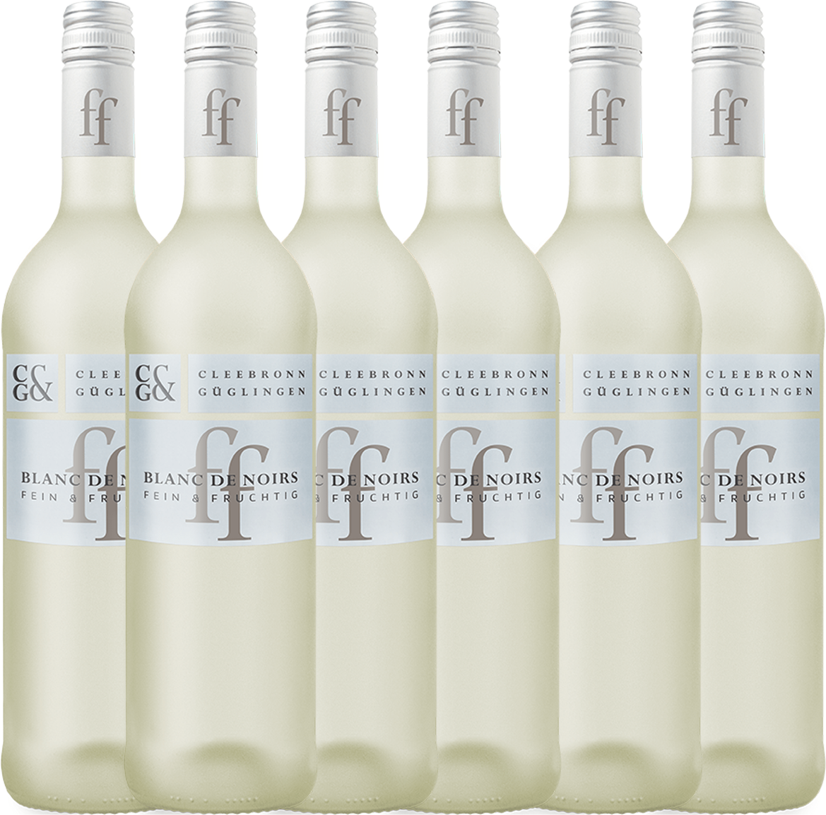 Cleebronner Blanc De Noirs Qualitätswein Fein & Fruchtig 6er Karton
