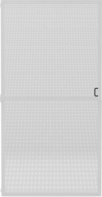 Alu-Türbausatz "Compact" flächenbündig für Türen ca. 100 x 210 cm weiß