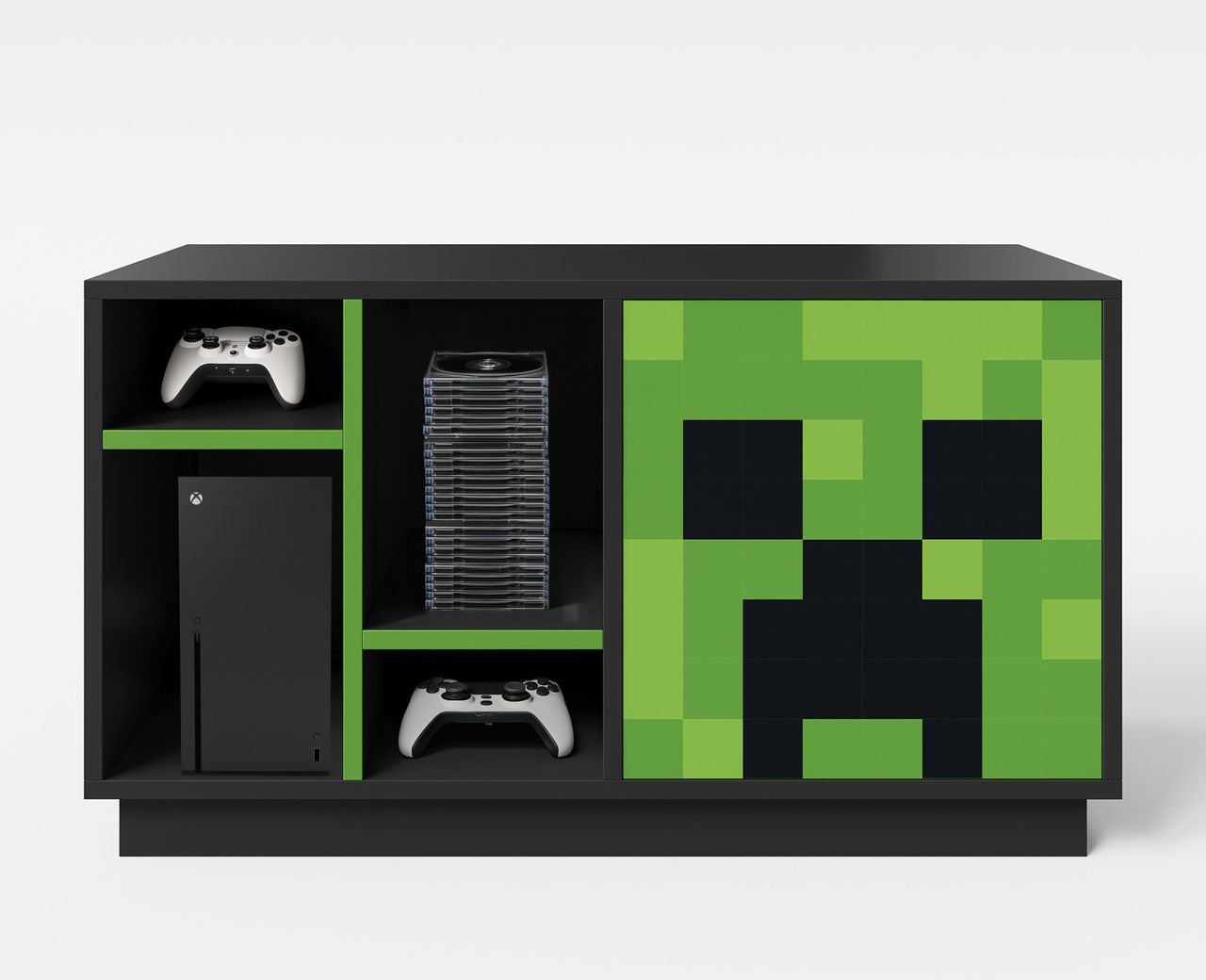 MINECRAFT - TV-Möbel, Lowboard, Konsolen-Regal