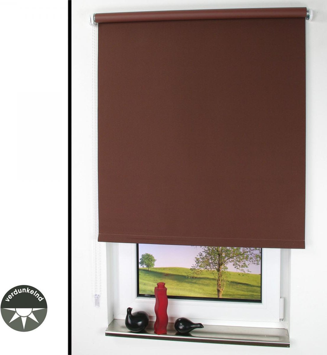 Seitenzugrollo 102 x 240 cm cappuccino