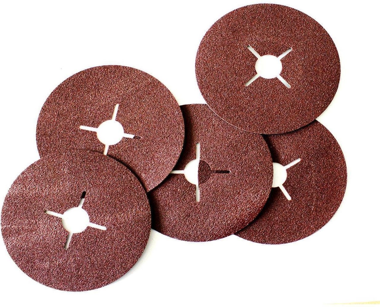 Thumbnail - 200x Fiberscheiben 125 mm Fiberschleifscheiben für Winkelschleifer P60