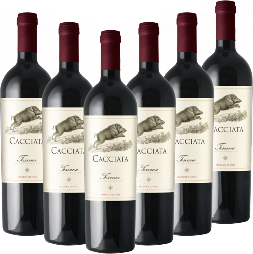 Toscana Rosso IGT Cacciata Italien trocken - 6er Karton