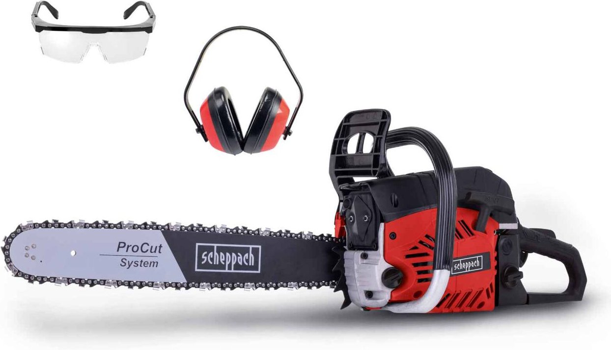 Benzin-Kettensäge CSP560S Inkl. Schutzbrille und Gehörschutz