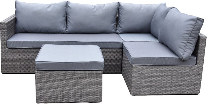 13tlg. Ecklounge-Set inkl. Kissen