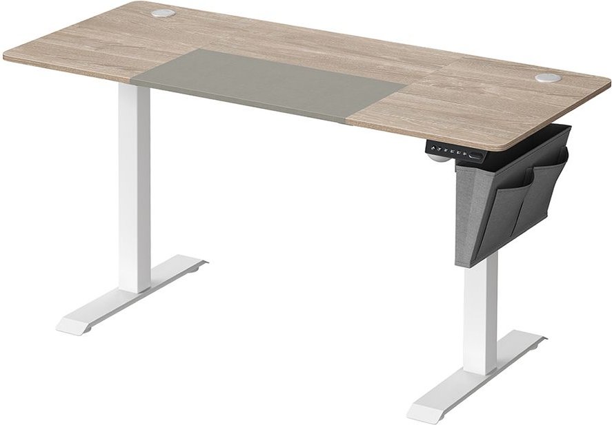 H?henverstellbarer Schreibtisch mit 60 x 140 cm Platte