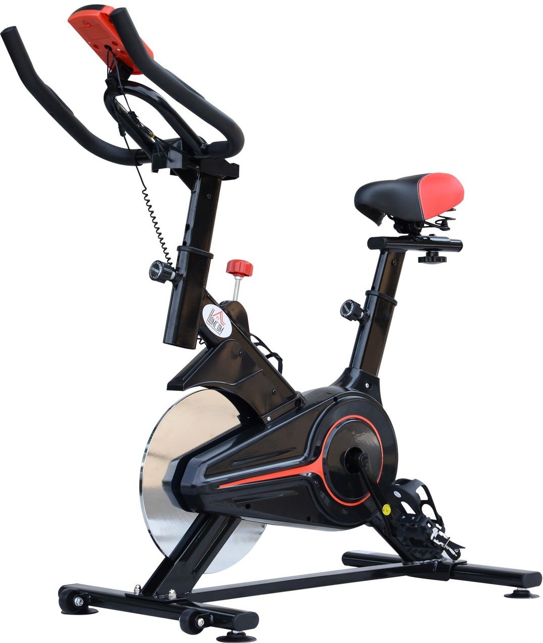HOMCOM Indoor Cycling Bike Trainer Home Gym Fahrradtrainer Fitnessfahrrad