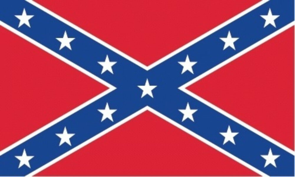 XXL Flagge Südstaaten 250 x 150 cm Fahne mit 3 Ösen 100g/m² Stoffgewicht