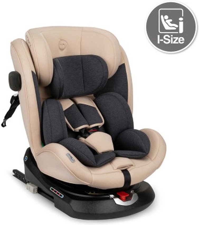 MoMi EMI drehbarer Kindersitz in Beige für Kinder von 40 bis 150 cm in beige