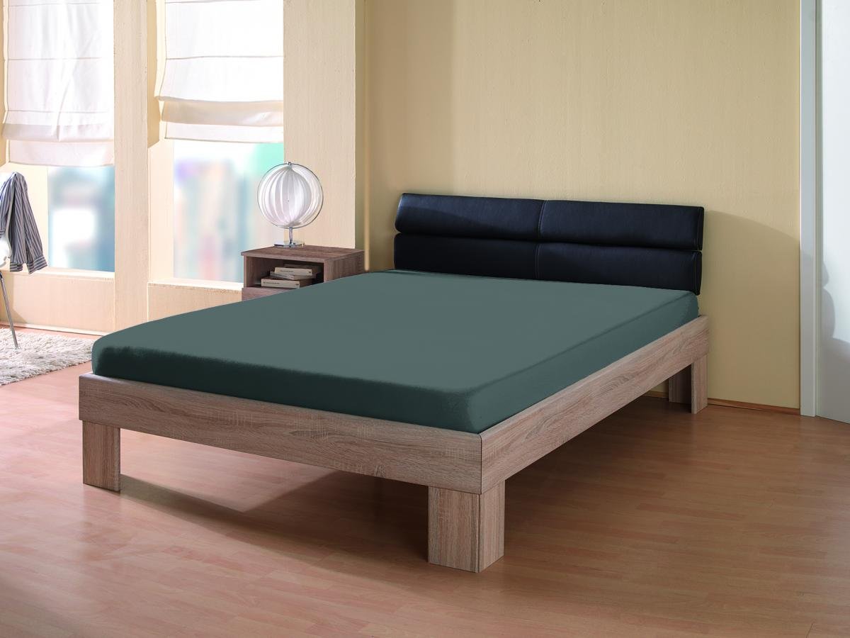 Teddy Flausch Spannbetttuch 180-200x200 cm, anthrazit