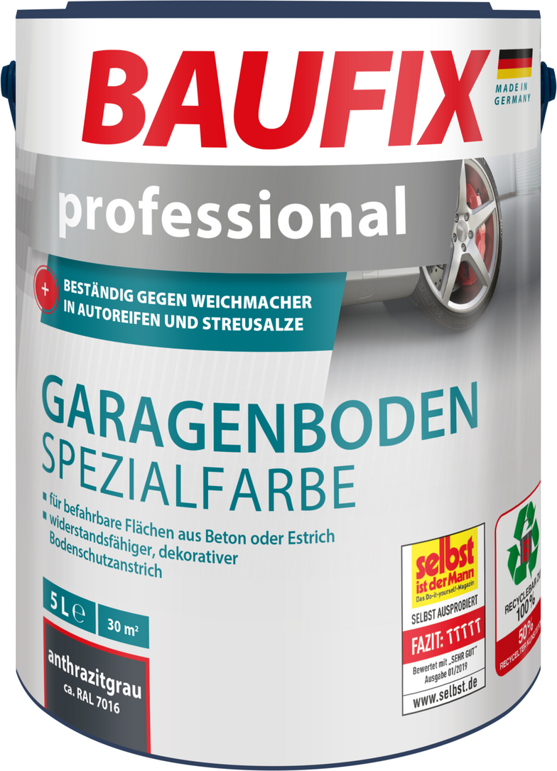 professional Garagenboden Spezialfarbe anthrazitgrau 5L