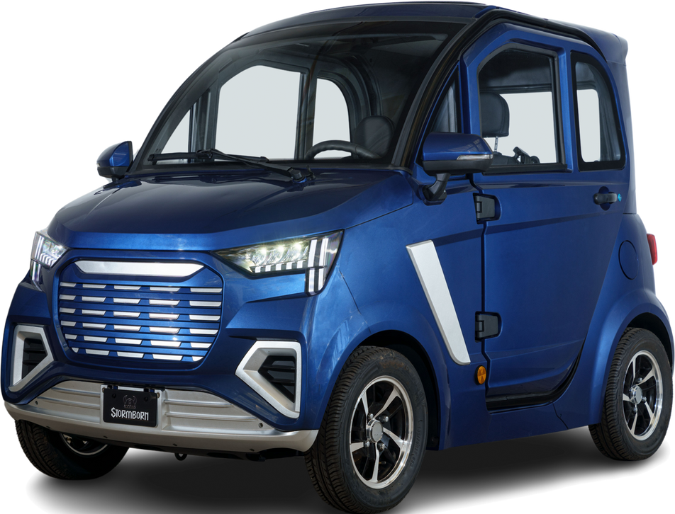 XL side by side Kabinenfahrzeug - 45 km/h - blau