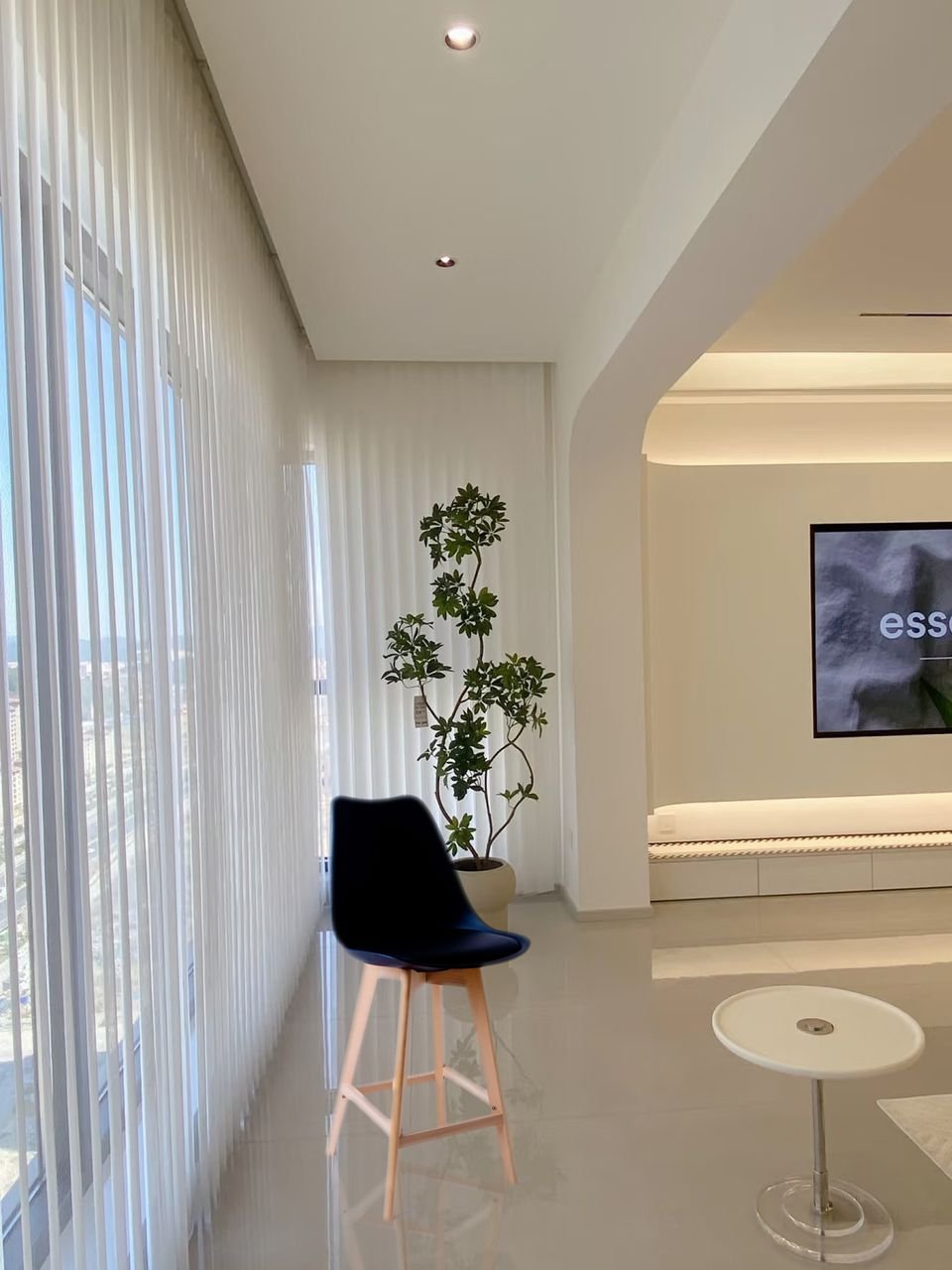 2er-Set Barhocker mit Rückenlehne, ca. 58 x 48 x 105 cm