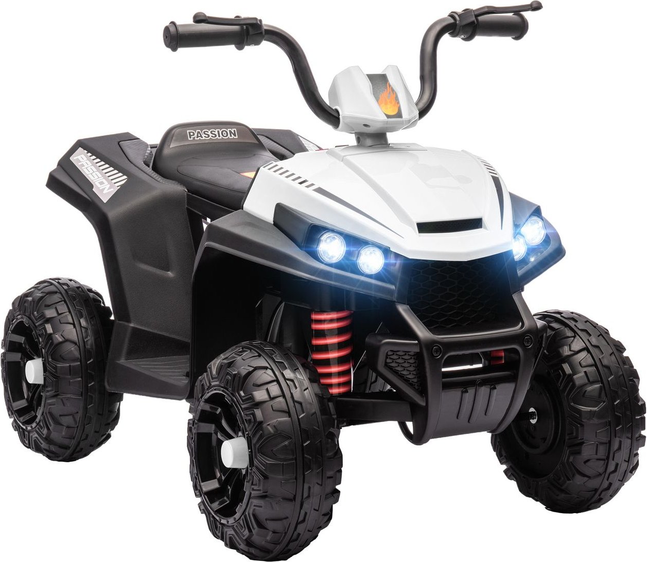 Elektro Quad für Kinder 12V Kinderquad mit 4-Rad-Federung, MP3-Musikplayer