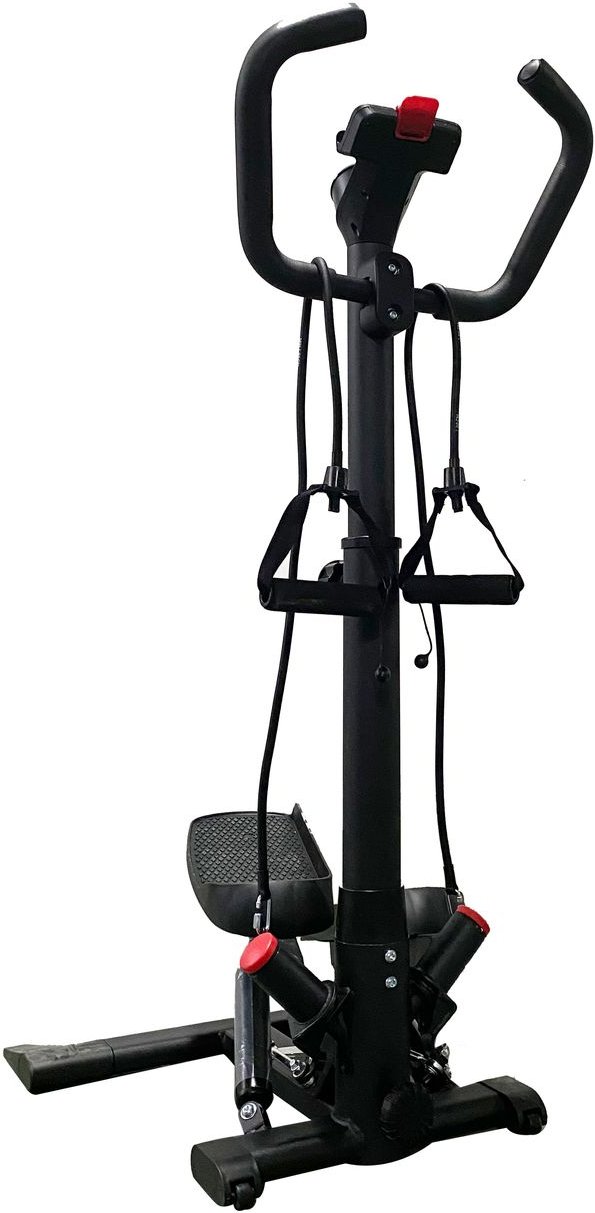 Swing-Stepper mit Haltegriff, Griffstange und LCD-Monitor