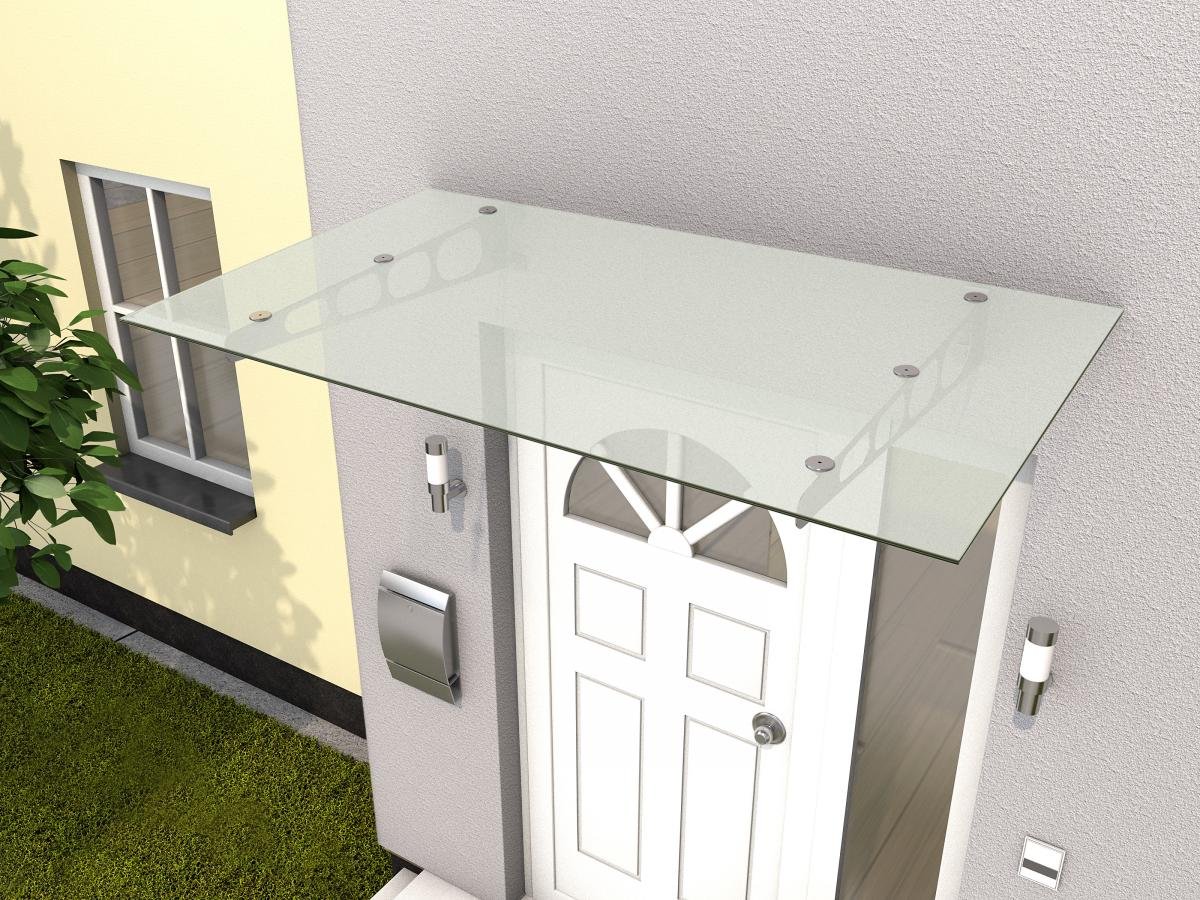 Thumbnail - Edelstahlvordach HD/LT 160 VSG Gefrosted