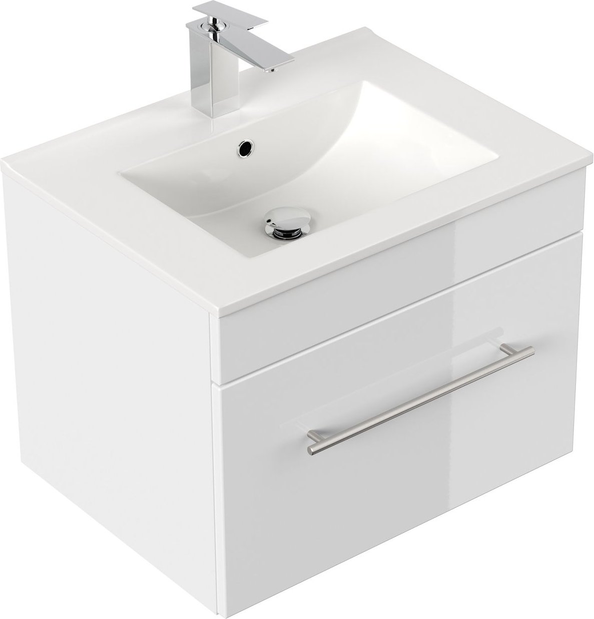 Badmöbel VIVA 60 weiß hochglanz