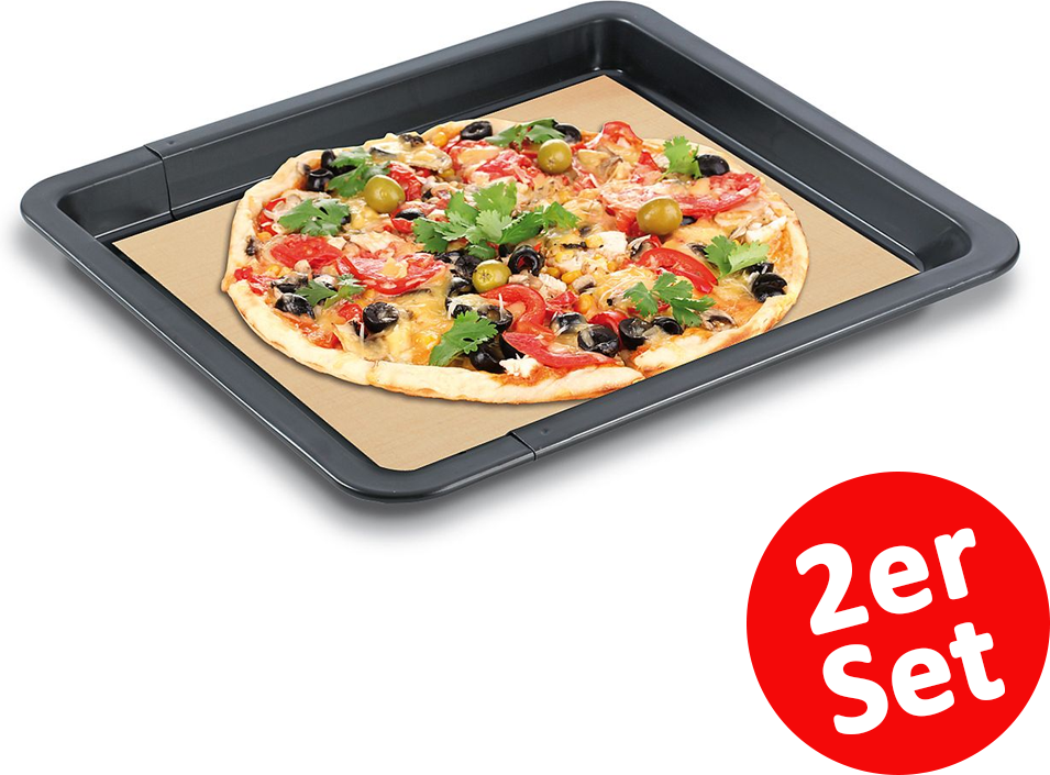 Dauerbackfolie 2er-Set oder Dauerbackfolie für Heißluftfritteuse