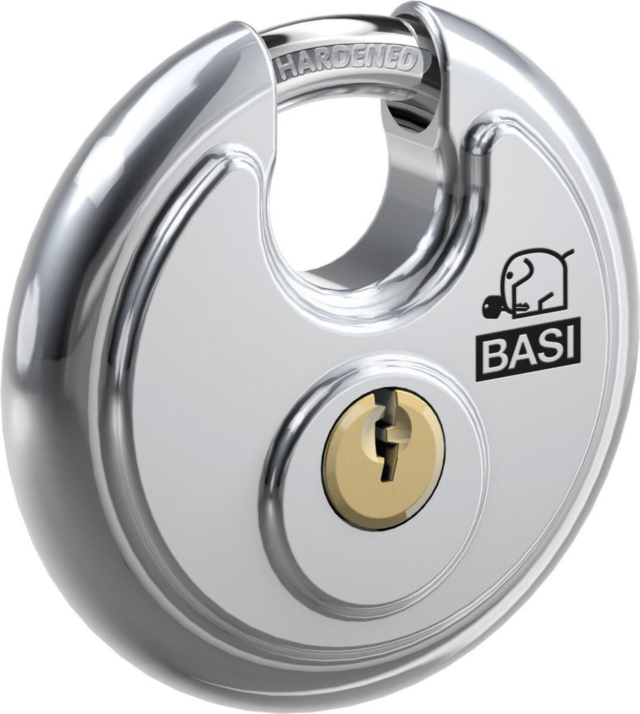 Rundbügel-Vorhangschloss - RVS 610 - 70 mm - Verschiedenschließend