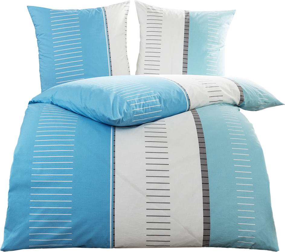 Edel-Renforcé Bettwäsche, ca. 200x200 /2x 80x80 cm