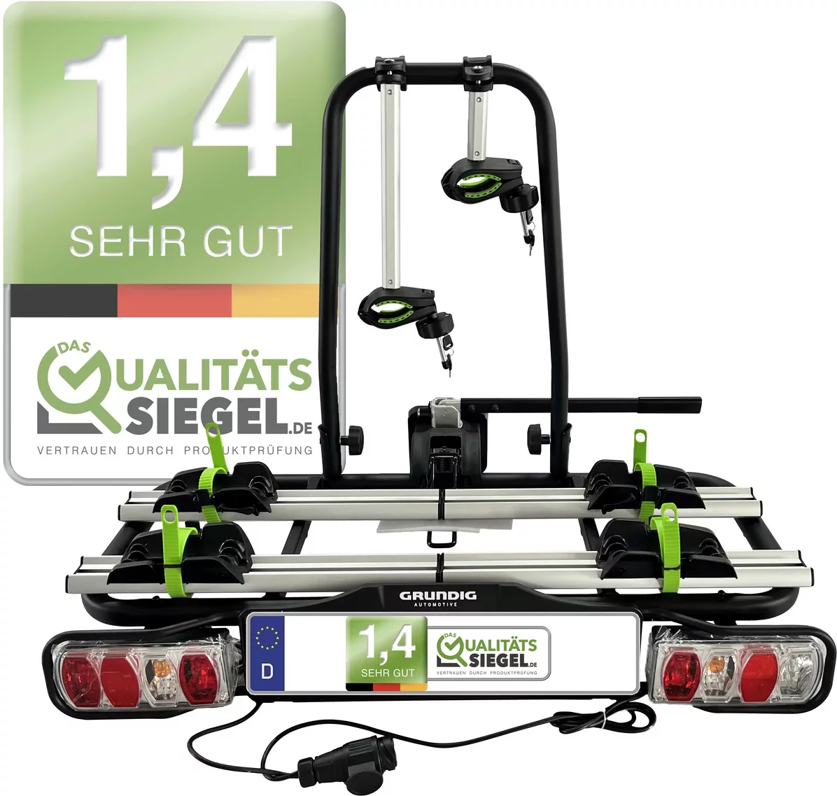 Fahrradträger Nizza 11-2EB  für 2 E-Fahrräder