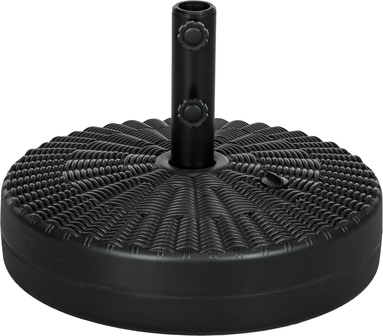 Outsunny Sonnenschirmständer 29 kg Sonnenschirmfuß für Ø38/48 mm Schirmstangen