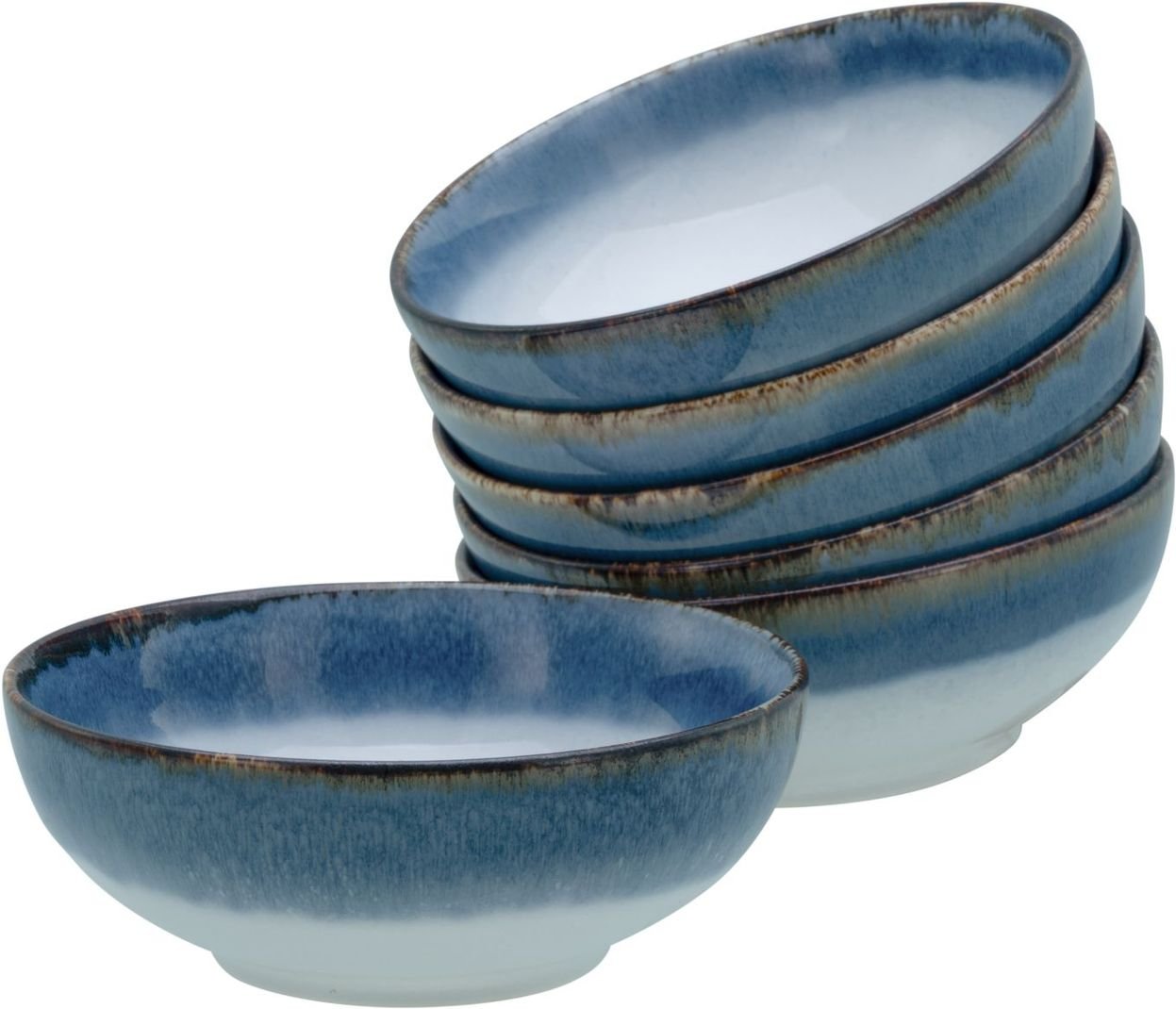 Thumbnail - Cascade Bowls, 6-teiliges Geschirrset, Smoothie Bowl Set aus Steinzeug