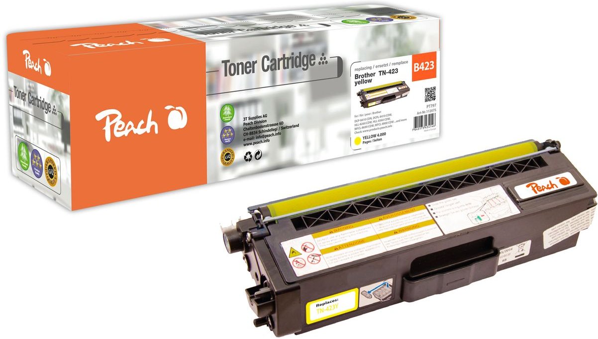 Tonermodul gelb, ersetzt Brother TN-423Y