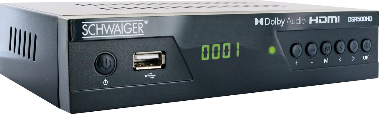 SAT-Receiver digital FULL HD FTA vorprogrammiert