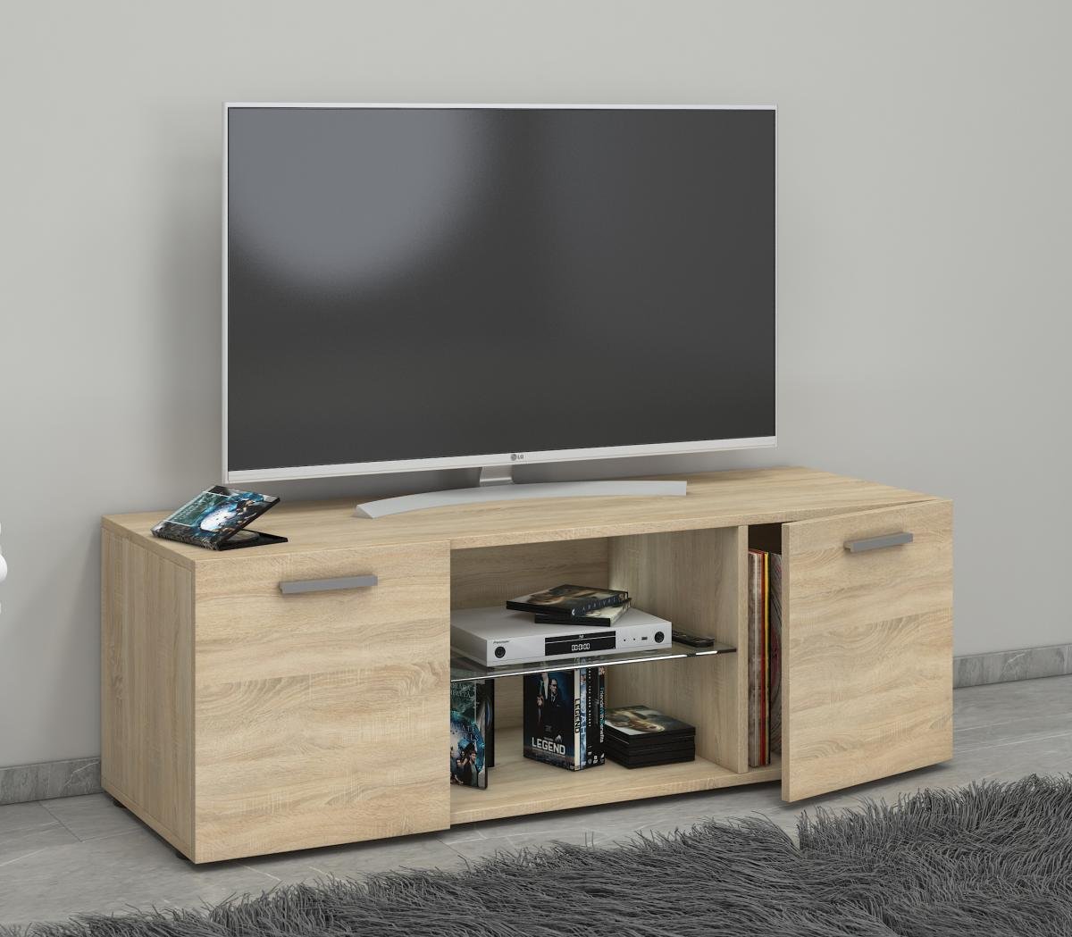 my media Lowboard "Lowina 115" Sonoma-Eiche