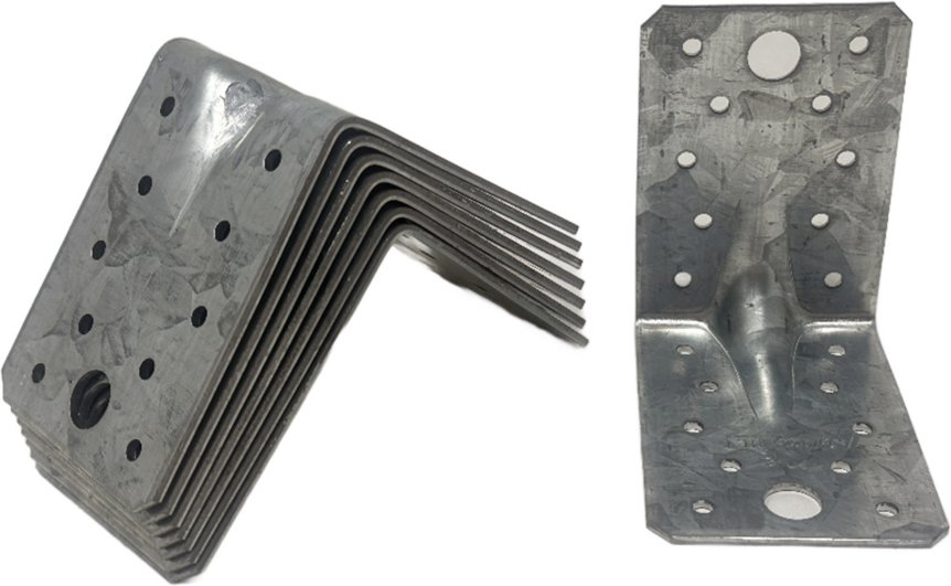 Schwerlastwinkel 8tlg., ca. 90 x 90 x 65 mm