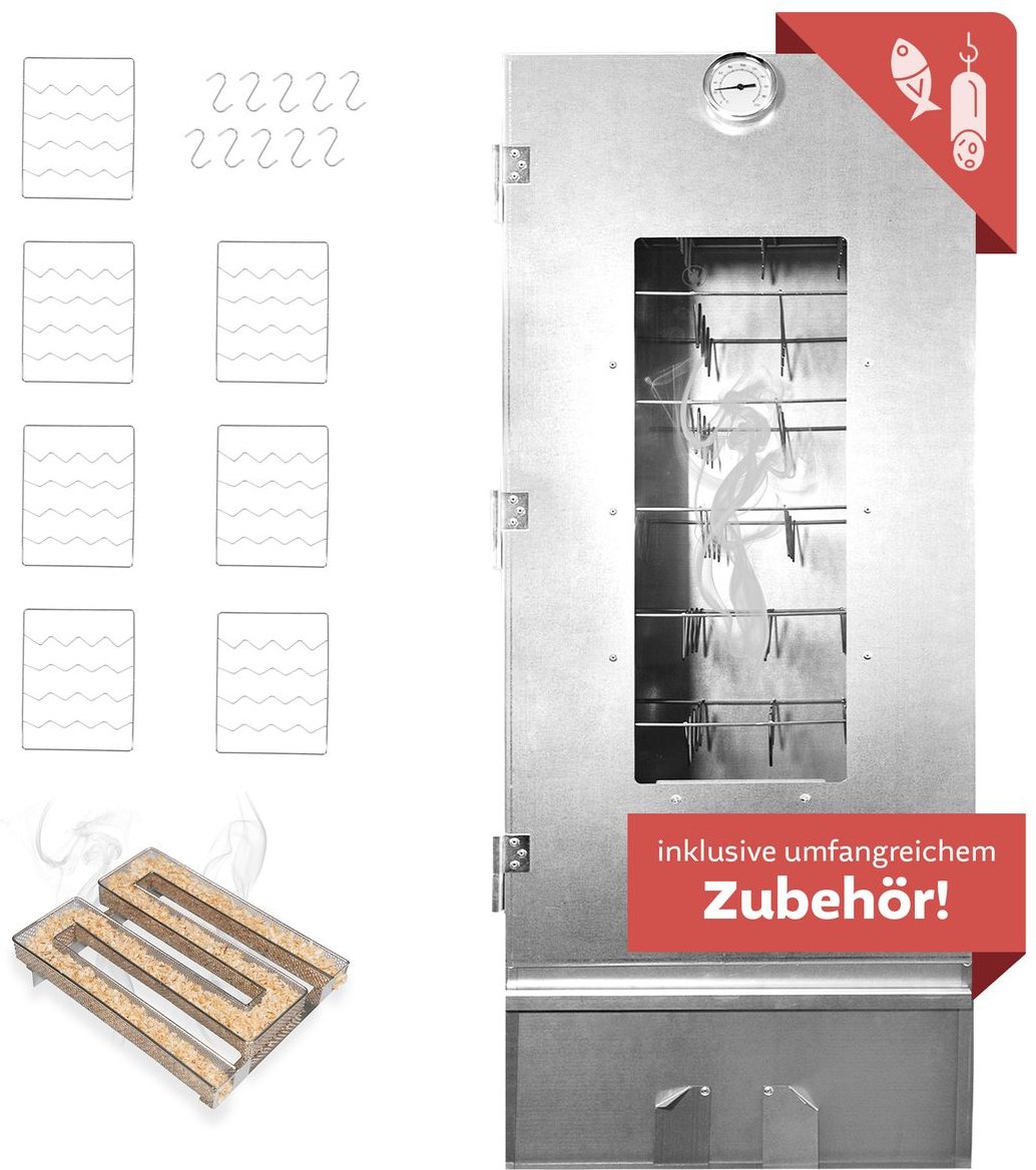 Räucherofen XL 110 cm hoch mit Räucherschnecke