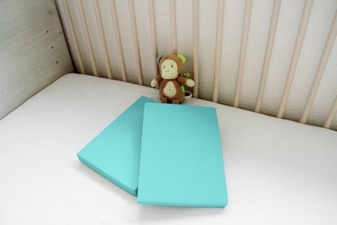 DREAMTEX Junior Kinder Jersey Spannbetttuch 2er Set 70x140 cm, Farbe hellblau