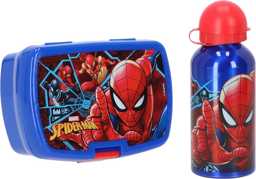 Spider-Man Lunchpaket – Brotdose & Trinkflasche 500 ml für Kinder