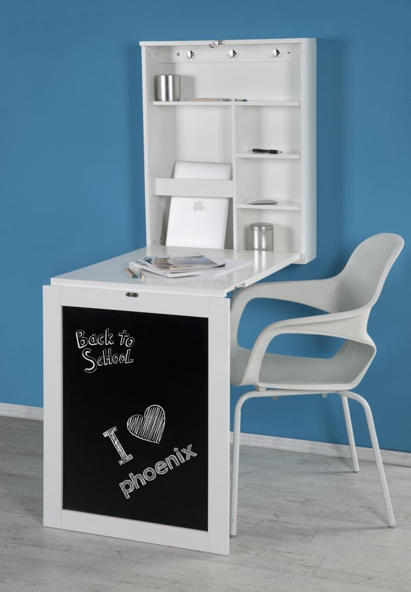 Klapptisch Country mit Schrank, Weiss