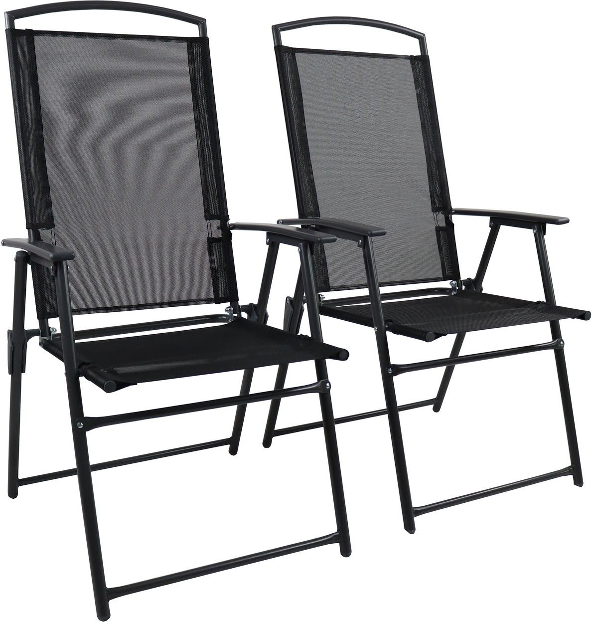 Thumbnail - 2er Set Metallgartenstuhl Anthrazit