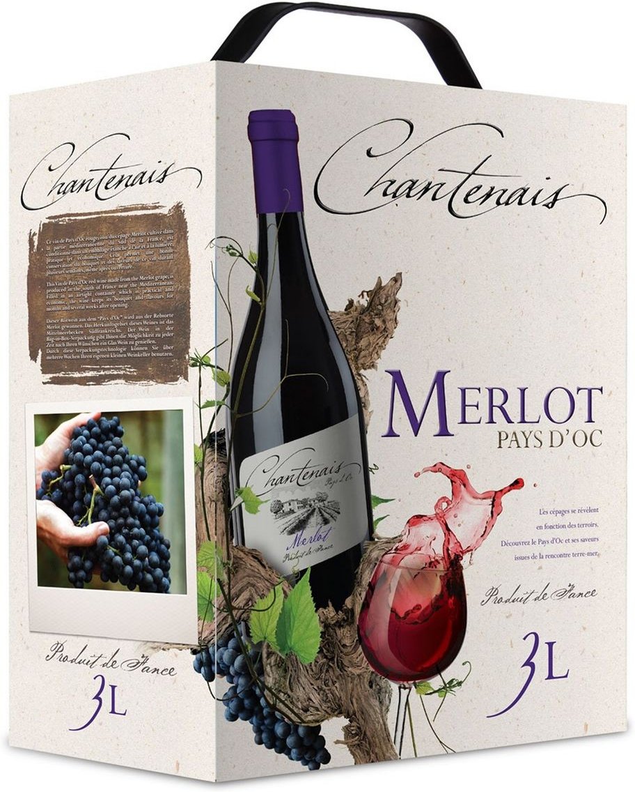 Merlot Bag in Box 3 l