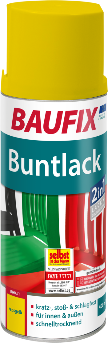 Buntlack Spray Rapsgelb